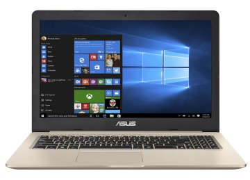 ASUS Vivobook Pro N580GD-E4085T Intel® Core™ i7 i7-8750H Computer portatile 39,6 cm (15.6") Full HD 16 GB DDR4-SDRAM 1,13 TB HDD+SSD NVIDIA® GeForce® GTX 1050 Wi-Fi 5 (802.11ac) Windows 10 Oro