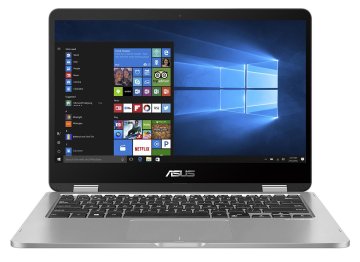 ASUS Vivobook Flip TP401NA-BZ068T Intel® Celeron® N3350 Ibrido (2 in 1) 35,6 cm (14") Touch screen HD 4 GB LPDDR3-SDRAM 64 GB eMMC Wi-Fi 5 (802.11ac) Windows 10 Home Grigio