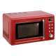 Innoliving INN-861 Rosso Microonde con grill Superficie piana 20 L 700 W 2