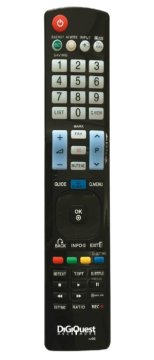 Digiquest TLC102 telecomando IR Wireless TV Pulsanti