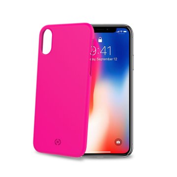 Celly Shock custodia per cellulare 14,7 cm (5.8") Cover Rosa