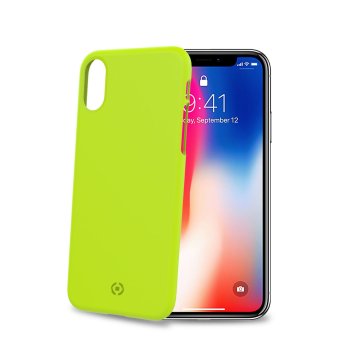 Celly Shock custodia per cellulare 14,7 cm (5.8") Cover Giallo