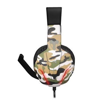 Techmade FL1 Auricolare Cablato A Padiglione Gaming Mimetico