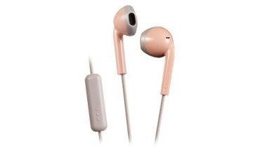 JVC HA-F19M-PT Auricolare Cablato In-ear Musica e Chiamate Grigio, Rosa