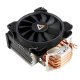 Antec A400 RGB Processore Refrigeratore 12 cm Nero, Rame, Metallico 7