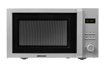 MEDION MD 18689 Superficie piana Microonde con grill 23 L 800 W Argento