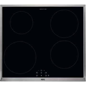 AEG IEB64000XB Nero Da incasso 60 cm Piano cottura a induzione 4 Fornello(i)