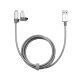 Verbatim 48869 cavo USB 1 m USB A Micro-USB B/Lightning Alluminio, Grigio 7