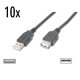Nilox NX090301136 cavo USB USB 2.0 1,8 m USB A Nero 2
