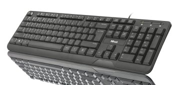 Trust Ziva tastiera Universale USB QWERTY Russo Nero