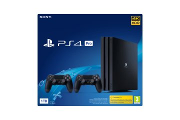 Sony PS4 Pro 1TB Gamma + 2 DS4 V2 Wi-Fi Nero