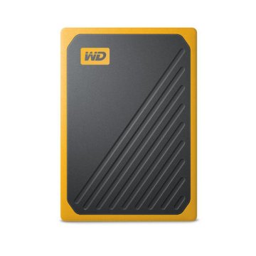 Western Digital My Passport Go 1 TB USB tipo A 3.2 Gen 1 (3.1 Gen 1) Nero, Giallo