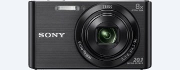 Sony DSC-W830 Fotocamera compatta 20,1 MP CCD 5152 x 3864 Pixel Nero