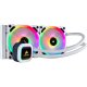 Corsair Hydro Series H100i RGB PLATINUM SE Processore Raffreddatore di liquidi tutto in uno 12 cm 2