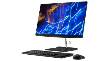 Lenovo V540 Intel® Core™ i3 i3-8145U 60,5 cm (23.8") 1920 x 1080 Pixel PC All-in-one 8 GB DDR4-SDRAM 1 TB HDD Windows 10 Home Wi-Fi 5 (802.11ac) Nero