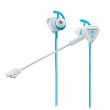Turtle Beach Battle Bud Auricolare Cablato In-ear Gaming Blu, Bianco