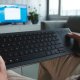 Logitech K830 tastiera Casa RF senza fili + Bluetooth QWERTY US International Nero 16