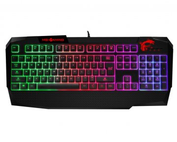 MSI Vigor GK40 tastiera Gaming USB QWERTY Italiano Nero