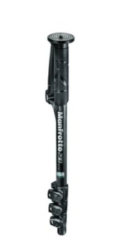 Manfrotto MM290C4 monopiede per fotocamera Carbonio Nero