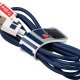 Tribe CLR20707 cavo Lightning 1,2 m Blu, Bianco 5