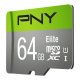PNY Elite 64 GB MicroSDXC Classe 10 3