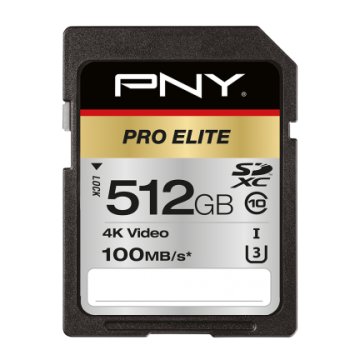PNY PRO Elite 512 GB SDXC UHS-I Classe 10