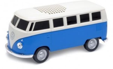 Redline Volkswagen T1 Bus Altoparlante portatile stereo Nero, Blu, Bianco 3 W