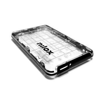 Nilox DH0002TR contenitore di unità di archiviazione Custodia per Disco Rigido (HDD) Trasparente 2.5"