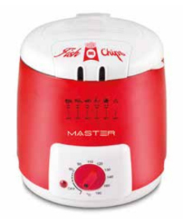 Master FRYER02 friggitrice 1,2 L Indipendente Rosso, Bianco