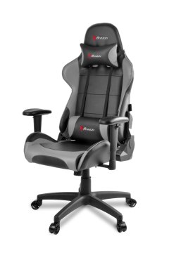 Arozzi Verona V2 Sedia da gaming per PC Sedia imbottita tappezzata Nero, Grigio