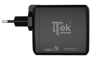 itek ITSCWUC60 Caricabatterie per dispositivi mobili Universale Nero AC Ricarica rapida Interno