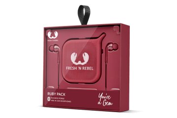 Fresh 'n Rebel 8GIFT04RU altoparlante portatile e per feste Altoparlante portatile mono Rosso