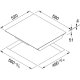 Franke FHSM 604 4I WH Bianco Da incasso 60 cm Piano cottura a induzione 4 Fornello(i) 3