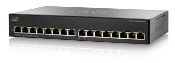Cisco Small Business SG110-16 Non gestito L2 Gigabit Ethernet (10/100/1000) 1U Nero