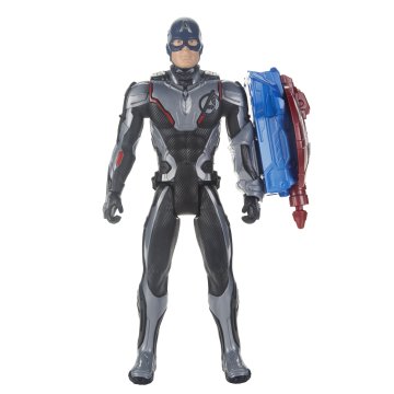 Hasbro Marvel Avengers: Endgame - Captain America Titan Hero con Power FX incluso - Action Figure da 30 cm