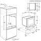 AEG KWE884520M Cantinetta termoelettrica Da incasso Acciaio inox 18 bottiglia/bottiglie 5