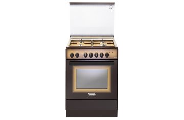 De’Longhi DEVK 65 ED cucina Elettrico Gas Nero, Rame A