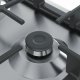 Bosch Serie 4 PGH6B5B90 Piano cottura a gas 60 cm Acciaio inox 6