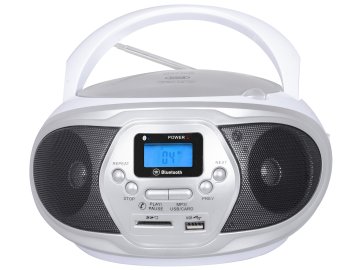 Trevi CMP 548 BT Analogico AM, FM Grigio, Bianco Riproduzione MP3