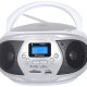 Trevi CMP 548 BT Analogico AM, FM Grigio, Bianco Riproduzione MP3 2