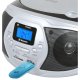 Trevi CMP 548 BT Analogico AM, FM Grigio, Bianco Riproduzione MP3 6