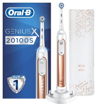 Oral-B Genius Spazzolino Elettrico Ricaricabile X 20100S Rosa Oro