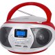 Trevi CMP 548 BT Analogico AM, FM Grigio, Rosso Riproduzione MP3 4