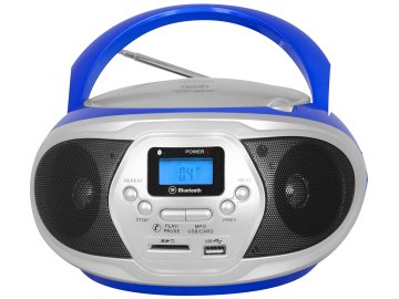 Trevi CMP 548 BT Analogico AM, FM Blu, Grigio Riproduzione MP3