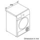 Bosch HomeProfessional WTX87EH9IT asciugatrice Libera installazione Caricamento frontale 9 kg A+++ Bianco 9