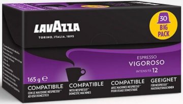 Lavazza Vigoroso Capsule caffè Tostatura scura 30 pz