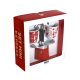 Bialetti Set Mini Express Cuore 2 Tazze con 2 Bicchierini Rosso 3