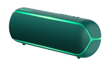 Sony SRS-XB22, speaker compatto, portatile, resistente all'acqua con EXTRA BASS e luci, verde