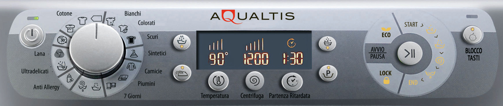 AQ96F29IT - Hotpoint AQ96F 29 IT lavatrice Caricamento frontale 9 kg 1200  Giri/min Titanio - Lavatrici carica frontale - Lavatrici - Negozi  Elettronica Roma - Radionovelli