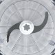 Girmi TR01 tritaverdure elettrico 0,5 L 350 W Trasparente, Bianco, Giallo 3